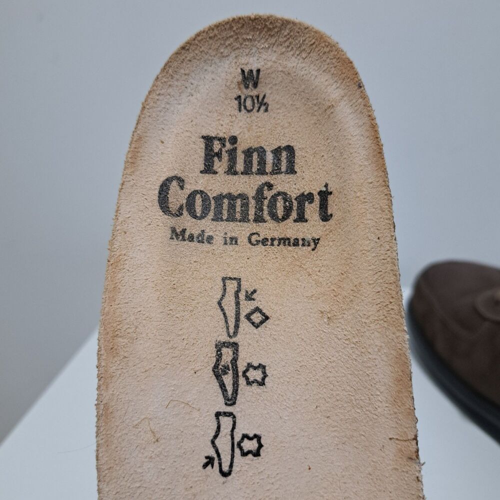 Finn Comfort Made In Germany Lace Up  Womens Comfort Shoes Size 10.5 Brown - Picture 10 of 17